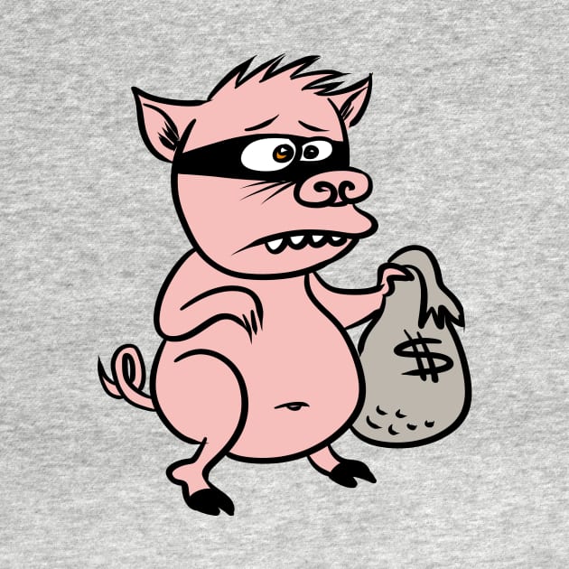 Piggy Boy Floyd by brightredrocket